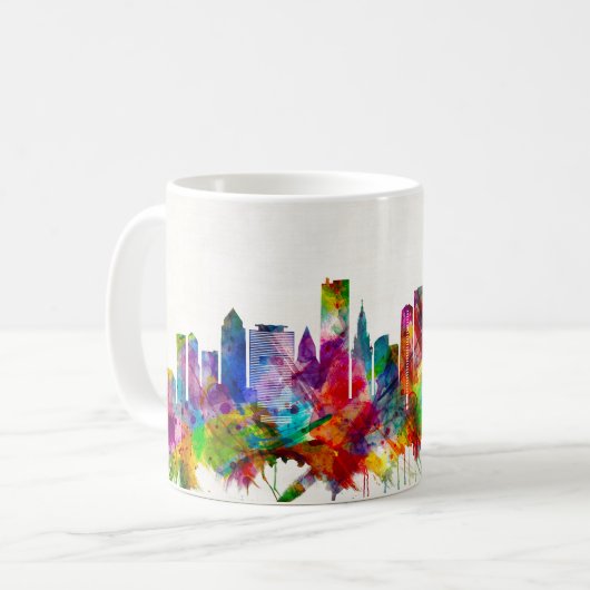 Mug Miami Florida Skyline (Devant gauche)