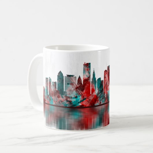 Mug Miami Florida Skyline (Devant gauche)