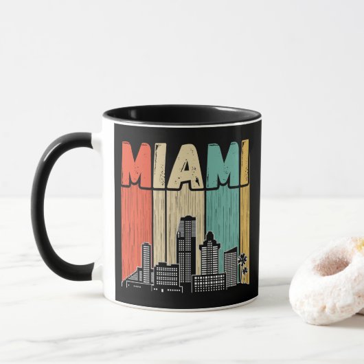 Mug Miami Floride (Avec donut)