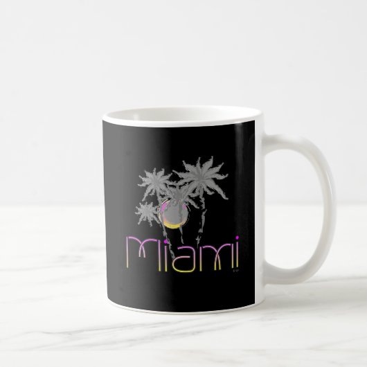 Mug Miami, Floride Palms Cool (Droite)