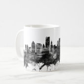 Mug Miami Floride Skyline BW (Devant gauche)