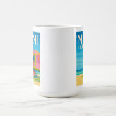 Mug Miami Floride South Beach Sauveteur Art Déco (Centre)