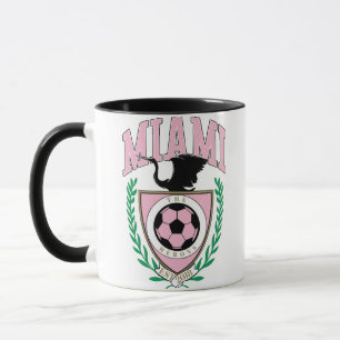 Mug Miami Soccer de style universitaire