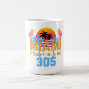 Mug Miami tout droit sorti du 305 Vintage Sunset Neon