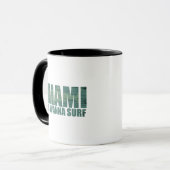 Mug Miami ville Floride bleu (Devant gauche)