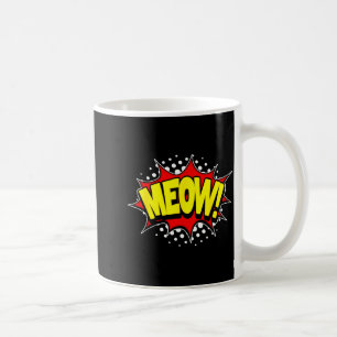 Mug Miau de chat drôle ! verbe mot d'action style de b