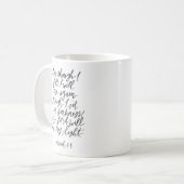 Mug Micah 7:8 Bible Verse (Devant gauche)