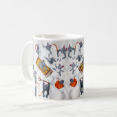 MUG MICE JOUANT DANS LA NEIGE (Devant gauche)