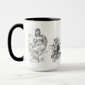 Mug Michaël Angelo Titian et Raphael (15oz) (Gauche)