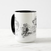 Mug Michaël Angelo Titian et Raphael (15oz) (Devant gauche)