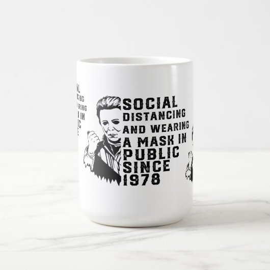 Mug Michael Myers Distances Sociales (Centre)