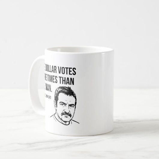 Mug Michael Parenti Quote (Devant gauche)