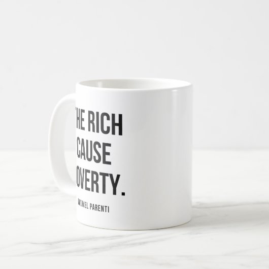 Mug Michael Parenti quote (Devant gauche)
