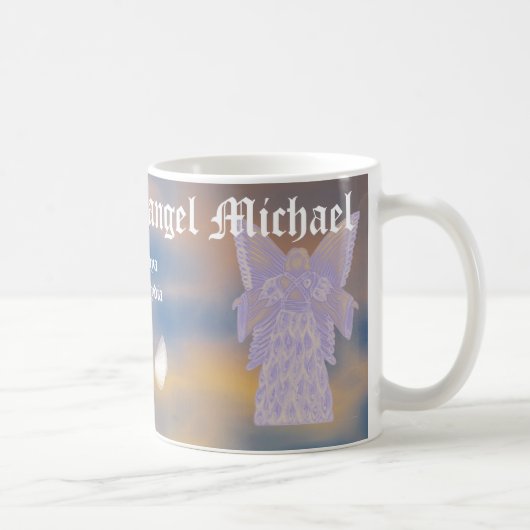 Mug Michael-Personnaliser d'Arkhangel de protection (Droite)
