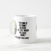 Mug Michel de Montaigne Rien De Si Fermement Croyé (Devant gauche)