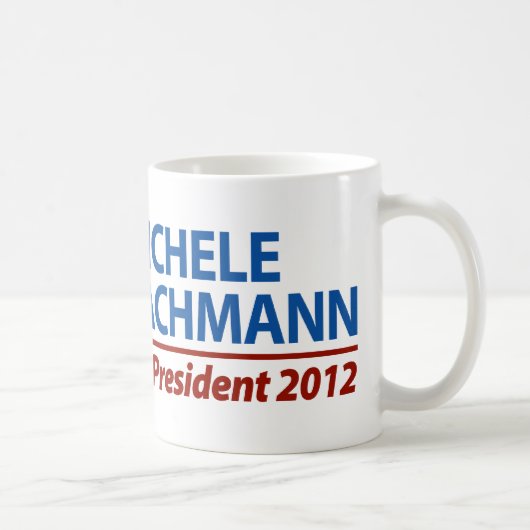 Mug Michele Bachmann pour le président 2012 (Droite)