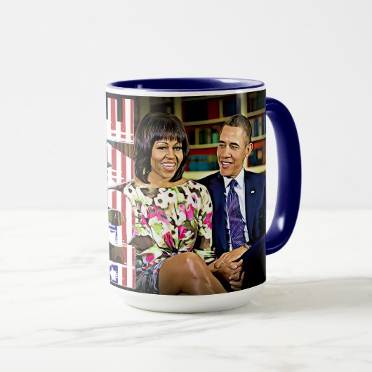 Mug Michelle et Barack Obama ont déjà rendu l'Amérique (Devant droit)
