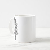 Mug Michelle Obama Citation - Quand Ils deviennent bas (Devant gauche)