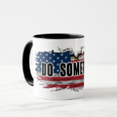 MUG MICHELLE OBAMA "FAIS QUELQUE CHOSE" (Devant gauche)