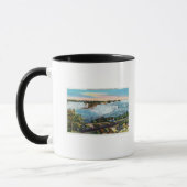 Mug Michigan Central Train Vue des chutes Niagara (Gauche)