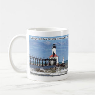 Mug Michigan City East Pierhead & Breakwater Lights