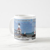 Mug Michigan City East Pierhead & Breakwater Lights mu (Devant gauche)