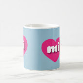 Mug Michigan coeur rose chaud - J'aime mi (Centre)
