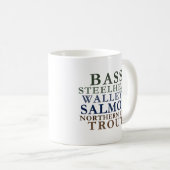 Mug Michigan Fishing (Devant droit)