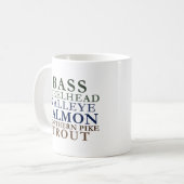 Mug Michigan Fishing (Devant gauche)