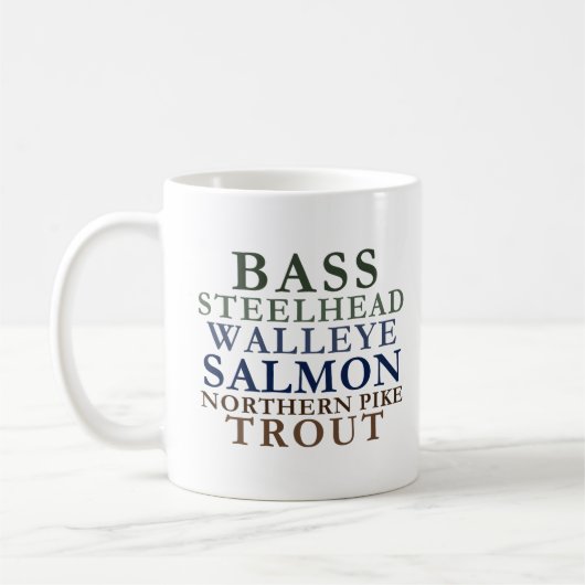 Mug Michigan Fishing (Gauche)