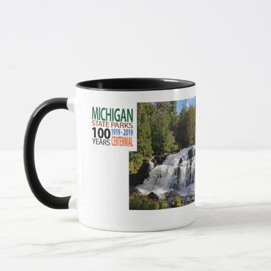 Mug Michigan Parks Centennial - Bond Falls (Gauche)