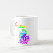 Mug michigan pride : arc-en-ciel (Devant gauche)