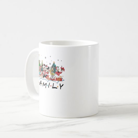 Mug mickey familial et ami noël (Devant gauche)