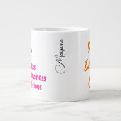 Mug micro-ondes pour Recette de gâteau (Citation e (Devant)