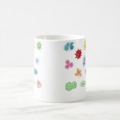 Mug Microbes Mignons Bactérie Virus Ecoli Microbiologi (Centre)