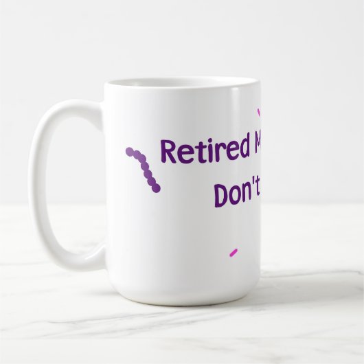 Mug Microbiologiste à la retraite (Gauche)