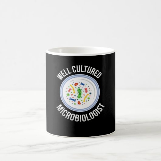 Mug Microbiologiste de la culture Chimie en microbiolo (Centre)