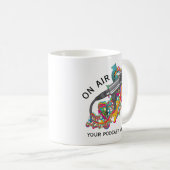 Mug Microphone Podcast personnalisé (Devant droit)