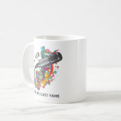 Mug Microphone Podcast personnalisé (Devant gauche)