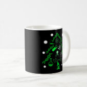 Mug Microscope de virus de l'ADN de l'arbre scientifiq (Devant droit)
