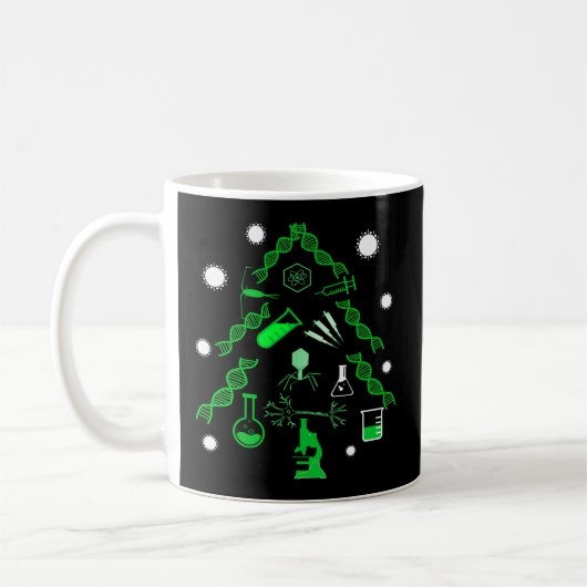 Mug Microscope de virus de l'ADN de l'arbre scientifiq (Gauche)