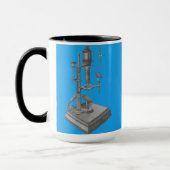 Mug Microscope du XVIIIe siècle Antique Science INSTRU (Gauche)