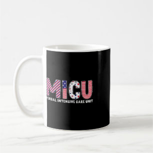 Mug Micu Nurse Vintage Drapeau américain Patriotique 4
