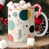 Mug Mid century colorful geometric pattern