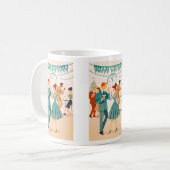 Mug Mid Century Happy New Year The Martini Dance (Devant gauche)