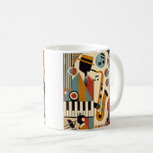 Mug Mid Century Jazz Age Modern Minimalist Trio (Devant droit)