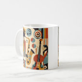 Mug Mid Century Jazz Age Modern Minimalist Trio (Devant gauche)