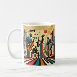 Mug Mid Century Jazz Age Quartet