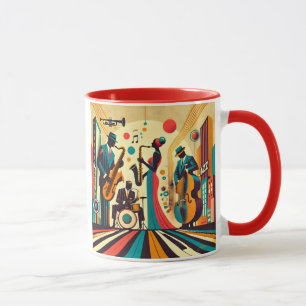 Mug Mid Century Jazz Age Quartet