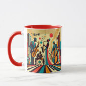 Mug Mid Century Jazz Age Quartet (Gauche)